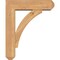 Ekena Millwork Thorton Craftsman Smooth Bracket w/ Offset Brace, Western Red Cedar, 5 1/2"W x 18"D x 22"H BKT0604X18X22THR04SWR - alternate 2